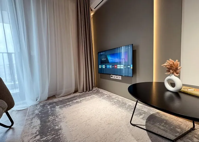 דירה Yin 22nd Floor Panoramic View & King Bed, Parking